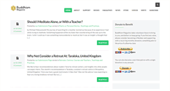 Desktop Screenshot of buddhismmagazine.com